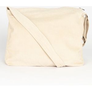 Sissy-Boy - Off-white corduroy crossbody tas