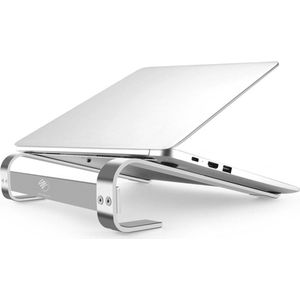 iMoshion Laptop Standaard - Laptopstandaard Anti Slip - Universele Laptophouder - Aluminium - Zilver
