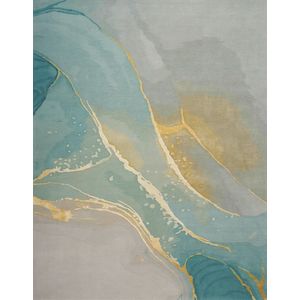 Vloerkleed Nourison Prismatic Grey Seafoam PRS27 - maat 114 x 175 cm