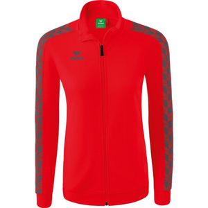 Erima Essential Team Tracktop Jack Dames - Rood / Slate Grey | Maat: 34