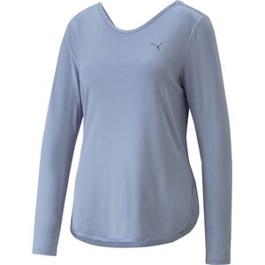 Puma Studio Yogini Lite T-shirt Met Korte Mouwen Blauw L Vrouw