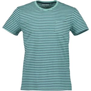 Blue Seven heren shirt 302714 groen/blauw - M