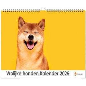 Kalender 2025 - Vrolijke honden - 35x24cm