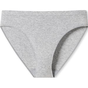 SCHIESSER Pure Rib slip (1-pack) - dames rioslip dubbelrib biologisch katoen zwart - Maat: 42