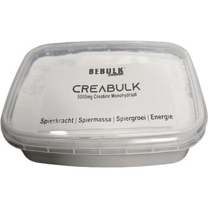 Creatine - CreaBulk - 100% Creatine Monohydraat - BeBulk Nutrition - 100g Neutraal