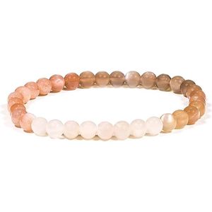 Armband - Maansteen - Sierraad - 0,6 cm - Hormoonbalans - Slaap - Droomsteen - Edelsteen