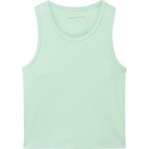TOM TAILOR cropped rib top Meisjes T-shirt - Maat 164