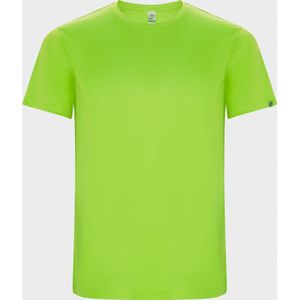Limoengroen unisex ECO sportshirt korte mouwen 'Imola' merk Roly maat XL