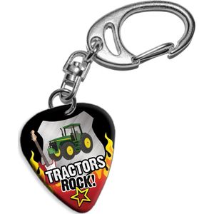 Plectrum sleutelhanger Tractors Rock!