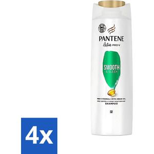 Pantene - Shampoo - Smooth & Silky - Voor Glad en Zijdezacht Haar - 400 ml - Voordeelverpakking - 4 stuks