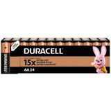 Duracell AA-alkalinebatterijen, verpakking van 24