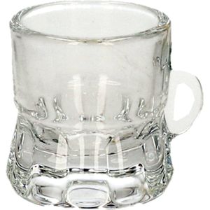 Oktoberfest Trendoz Shotglas - vorm bierpul glaasje/glas - met handvat - 2cl - Oktoberfest