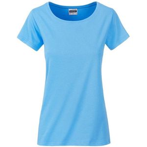 James and Nicholson Dames/dames Basic Organic Katoenen T-Shirt (Hemelsblauw)