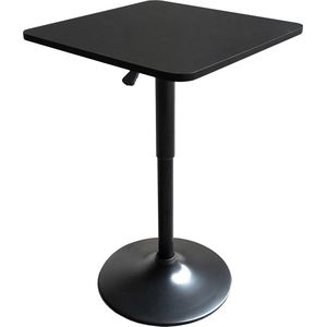LUKE vierkante bartafel zwart