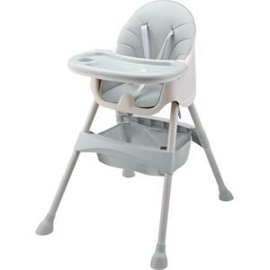 Kinderzeteltjes Peuters - Kinderstoel - 3-in-1 Kinderwagen Set - Inklapbare Eetstoel - Baby Wagentje en Babystoel voor aan Tafel - Inclusief Handige Speel- en Eettafel - Roze