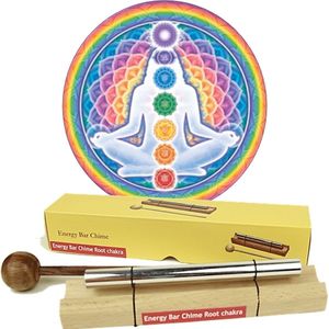 Klankstaaf Chakra Healing 1e chakra-toon - 15.7 cm