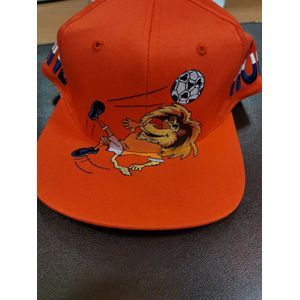 6X DUTCH LION VOETBAL CAP ORANJE