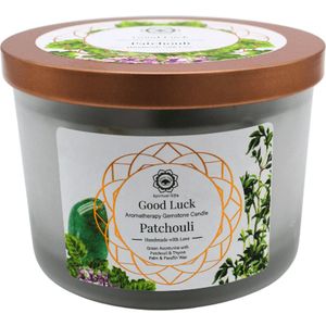 Green Tree Gemstone Candle Good Luck Patchouli 256g
