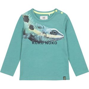 Koko Noko-Boys T-shirt ls-Teal green