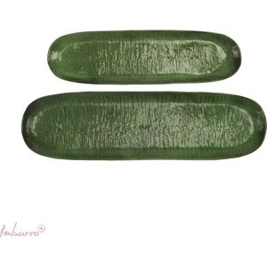 Imbarro Tray - Dienblad - Schaal - Set/2 - Lupina - Vintage Green - Metaal