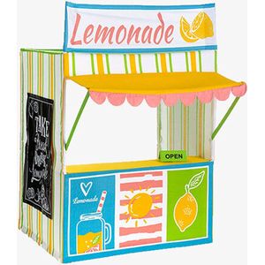 Role Play Limonade kraam - Speeltent voor kinderen - 110 x 163 x 158 cm - Natuurlijke materialen - Winkeltje Speelhuis voor binnen en buiten - Kindertent voor jongens en meisjes