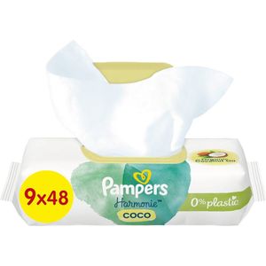 Pampers - Harmonie Coco - Billendoekjes - 378 doekjes - 9 x 42