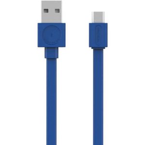 Allocacoc USB-Kabel - microUSB Basic - Blauw