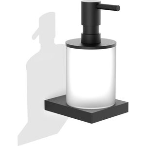 Zeepdispenser wandmodel - CONTRACT WSP, mat zwart.