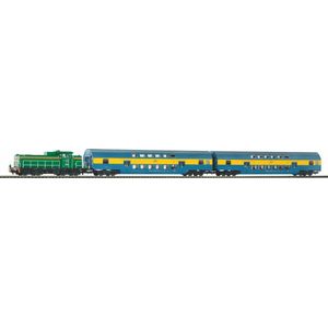 Piko H0 Startset - Poolse Diesel Locomotief SM42 + 2 Dubbeldekker Wagons (97934)