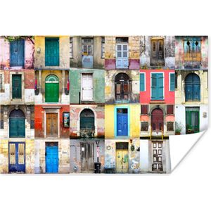 Deuren - Regenboog - Architectuur - Collage