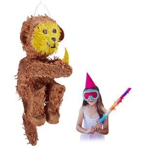 Relaxdays pinata aap - verjaardag - apen pinata - kinderen - ongevuld - decoratie - kind