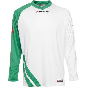 Patrick Victory Voetbalshirt Lange Mouw Kinderen - Wit / Zwart | Maat: 11/12