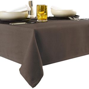 De Witte Lietaer Tafellaken, Gibson Chocolate - 145 x 360 cm - 100% Polyester