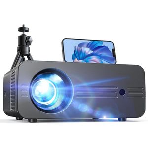 Draagbare Full HD Beamer met WiFi en Bluetooth - 10000 Lumen, 4K Compatibel voor iOS/Android/PC/PS5/Xbox