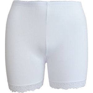 Fine Woman dames boxershort met kort pijpje - nieuw model - XXL - Wit