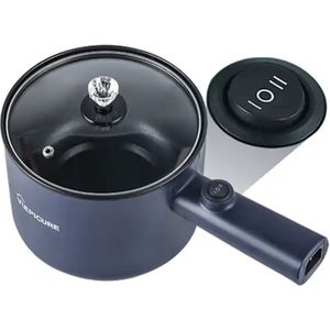 Elektrische pan met deksel - 1,5 Liter - Soeppan - Multipan - Kookpot - Pan - Hot pot - Kampeerkoken - Kampeer - Outdoor pan - Pannen - Kerst - Sinterklaas