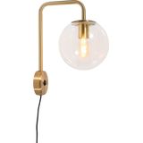 it's about RoMi Wandlamp Warsaw - Goud/Glas - 29x20x38cm - Binnen Modern,Luxe