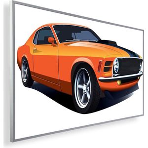Infrarood Verwarmingspaneel 600W met fotomotief en Smart Thermostaat (5 jaar Garantie) - Muscle Car Cobra 253
