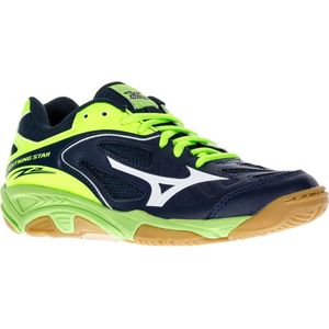 Mizuno Lightning Star Z2  Sportschoenen - Maat 34 - Unisex - blauw/groen