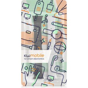 kwmobile 2x armband geschikt voor Xiaomi Redmi Mi Watch Lite 3 / Redmi Watch 3 - Bandjes voor fitnesstracker in zwart / wit