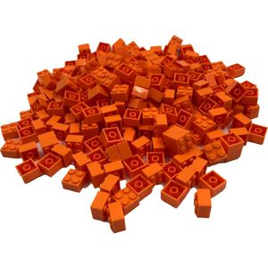 100 Bouwstenen 2x2 | Oranje | Compatibel met Lego Classic | Keuze uit vele kleuren | SmallBricks