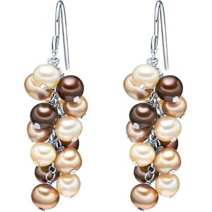 Valero Pearls Oorhanger - Sterling zilver - zilver