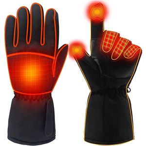 Verwarmde Handschoenen - Oplaadbaar en Waterdicht - Elektrische Handschoenen voor Buitenactiviteiten - Touchscreen Compatibel - Verstelbare Warmte voor Winterse Warmte en Comfort
