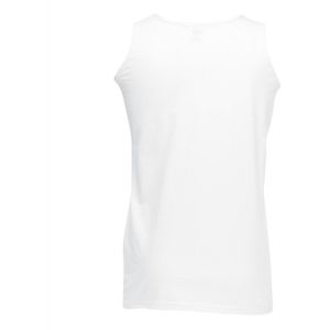 Set van 3x stuks witte tanktop / hemdje voor heren - Fruit of The Loom - katoen - mouwloos t-shirt / tanktops / singlet, maat: XL XL