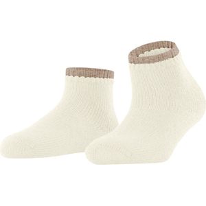 FALKE Cosy Plush Korte Sokken versterkte sloffsokken zonder patroon ademend zacht verwarmend met pluche Wol Alpaca Wit Dames sokken - Maat 35-38