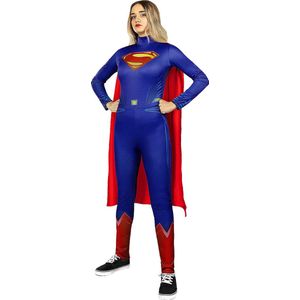 FUNIDELIA Supergirl Kostuum - Justice League - Superhelden Kostuum voor Vrouwen - Maat: L