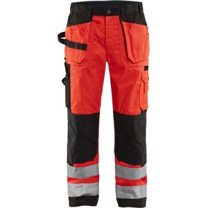 Blaklader Werkbroek High Vis 1533-1860 - High Vis Rood/Zwart - D128