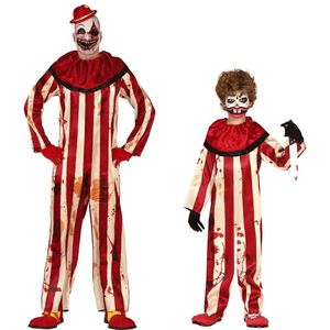 Fiestas Guirca - Striped Killer Clown heren (maat 48-50)