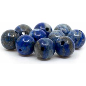 Edelsteen Losse Kralen Lapis Lazuli – 10 stuks (8 mm)