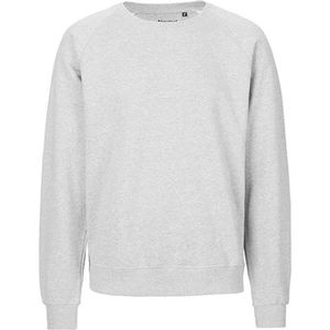 Fairtrade unisex sweater met ronde hals Ash Grey - XS